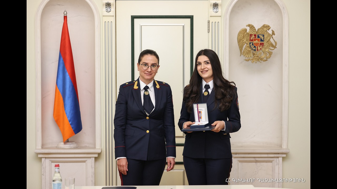 Գլխավոր դատախազը պետական պարգևները հանձնել է պարգևատրվածներին
